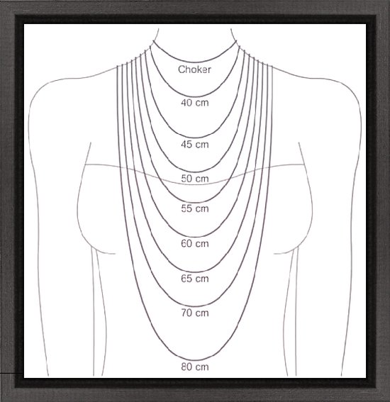 Batucada - Kheops - Collier van Plantaardige Oorsprong en Hypoallergeen - Vrouwen Ketting met driehoekige vormen - Antiallergisch Halsketting - Zwart - lengte 40/45 cm - effect Tattoo - oogt als Rubber - Vegan