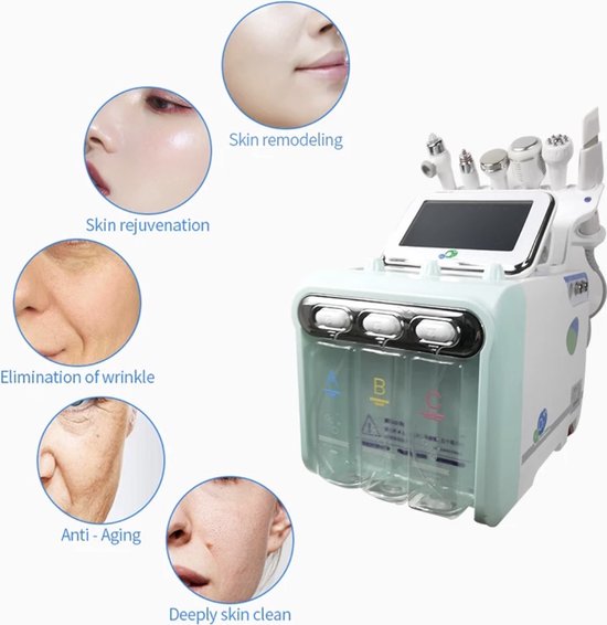Appareil De Soin Visage à Bulles D'oxygène - Peeling Et Nettoyage Profond De La Peau - Neuf