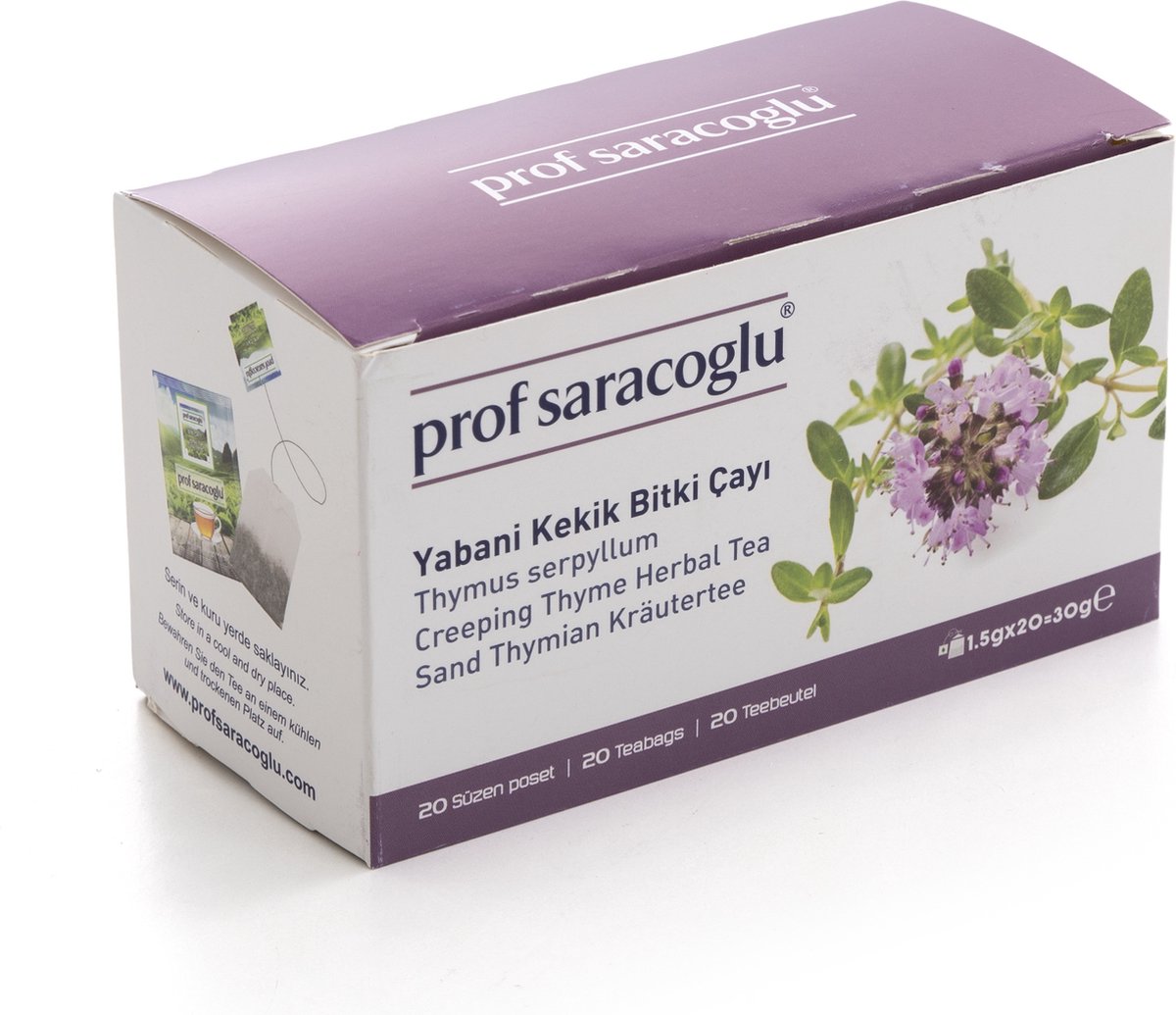 Prof Saracoglu - Wilde Tijm Thee