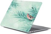 Laptophoes - Geschikt voor MacBook Pro 13 inch Hoes Case - A1706, A1708 (2017) - Bladeren Groen