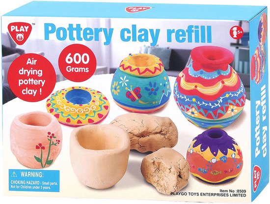 Foto: Art craft klei set eten set modeling dough box food 12 stuks