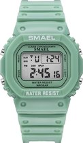 SMAEL- WATER RESIST.5BAR - Digital Watch - Green