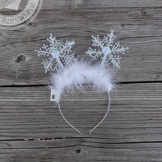 Rijden patroon ontmoeten Snowflake Diadeem met led MULTI - Frozen haarband led - Kerst haarband -  Haarband... | bol.com
