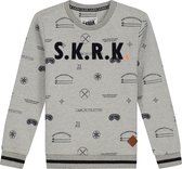 SKURK Sami Kinder Jongens Grijs Sweater - Maat 164