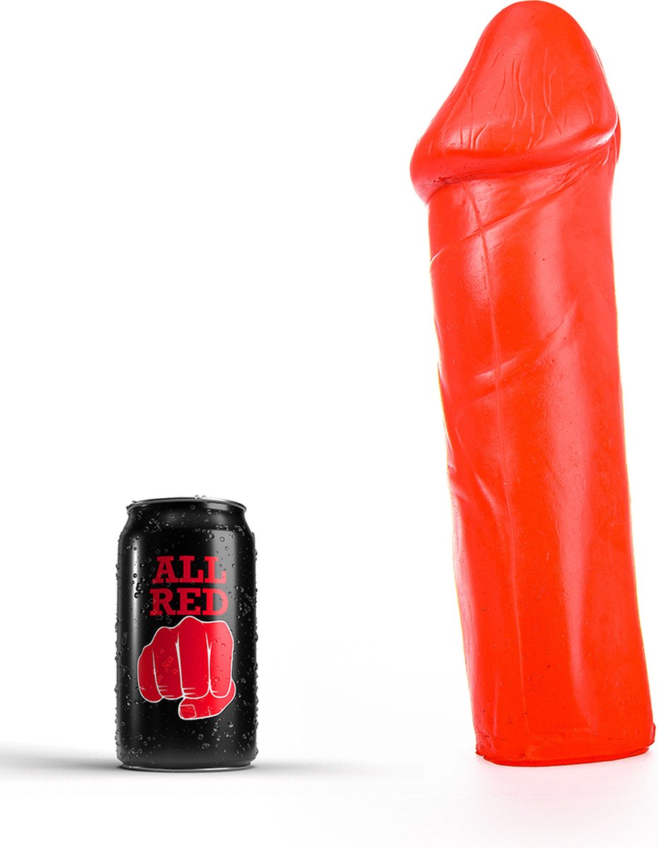 Goedkoopste All Red Dildo 28 x 7,5 cm - rood