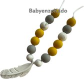 BabyenzoKado NOVI siliconen kauwketting / voedingsketting / mamaketting