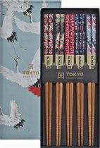 Tokyo Design Studio – Eetstokjes Giftbox – Crane – 5 stuks