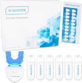 V-Goods Premium Tandenbleekset - 100% Veilig - 6 Whitening Capsules - Wittere Tanden In 10 Min - 3D LED - Teeth Whitening - Tandenblekers - Whitening strips