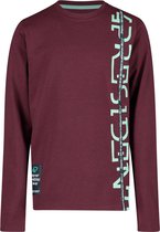 4President jongens shirt Orlando Maroon Melange