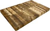 The Teakstore® - Snijplank - Hakblok - Serveerplank - Snijplank hout - 55 x 35 x 3.0 cm