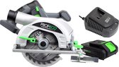 Profeco CS20 cirkelzaag 20V - Ø150mm - Handcirkelzaag op accu - Met Werklamp en Geleiderail - Incl. 24T zaagblad(incl. accu en lader)