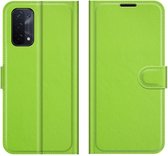 Book Case - Oppo A54 5G / A74 5G Hoesje - Groen