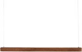 Holtaz®- Hanglamp - Eetkamerlamp - Ledlamp - Hanglamp van hout - Plafondlamp werkkamer - in hoogte verstelbaar / 140x5x5cm / Bruin