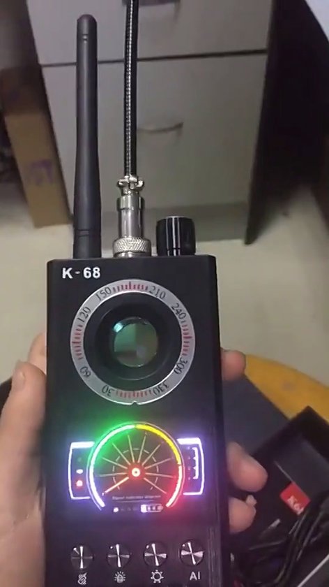 Détecteur de Signal sans fil RF Bug Finder Anti-Bugged Detector Anti Candid  Camera GPS