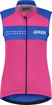 Onda Pro Duoro NS Wielrenshirt Fietsshirt - Maat M  - Vrouwen - roze - blauw - wit