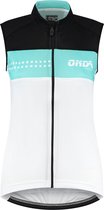 Onda Pro Duoro NS Wielrenshirt Fietsshirt - Maat S  - Vrouwen - wit - licht blauw - zwart