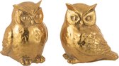 J-Line Uil Poly Goud Small Assortiment Van 2/ Set van 4 stuks