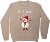 Kersttrui Let it snow! | 3-4 jaar