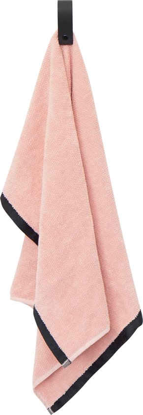 FIXER LE PRIX! 2x boucle magnétique en cuir | NOIR (crochet à serviette - crochet à serviette - boucle à serviette - cintre à serviette)
