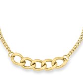 Xoo - Armband - Schakels - Chunky chains - Goud - Goldplated