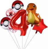 Pokemon Charmander Ballonpakket Droom Thema Party Decoratie nummer 4