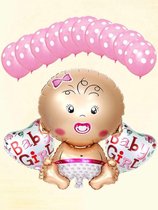 Baby Shower-Welkom Thuis-Geboorte 13 stuks- Roze Voor Verjaardag baby girl