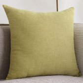 Kussenhoes - Kussenhoes Vierkantjes - Pillow cover - 45 x 45cm - Groen