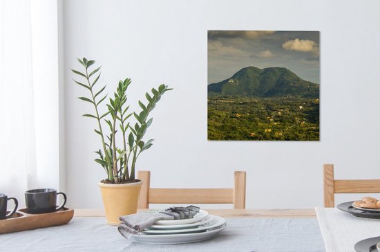 Peinture sur toile Corfou - Grèce - Berg - 50x50 cm - Décoration murale