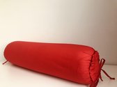 Gustiana Guling - Rolkussen - met wasbare sloop - 85 cm - Rood