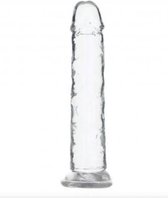 Crystal Addiction - Transparante Dildo - 18 cm