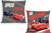 Disney Cars Go Lightning (2 Zijden) Sierkussens - Kussen - 40 x 40 inclusief vulling - Kussen van Polyester - KledingDroom®