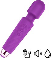 Noriché® Magic Wand Vibrator – Vibrator voor Vrouwen - Stil & Discreet Verpakt - Clitoris Stimulator - Sex Toys ook voor Koppels - Paars