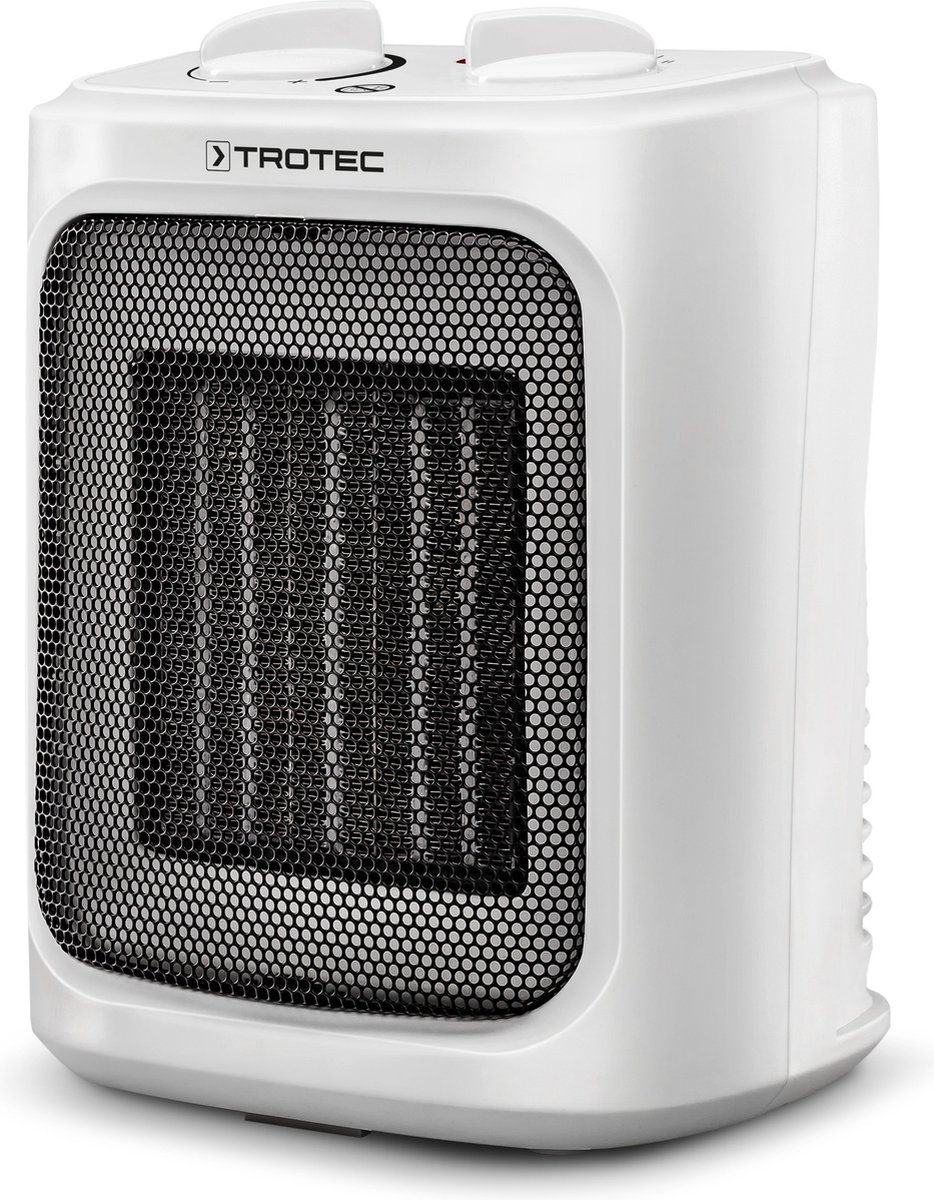 TROTEC Keramische elektrische kachel TFC 16 E - bijverwarming - 2 warmtestanden - traploze thermostaat - met ventilatie functie
