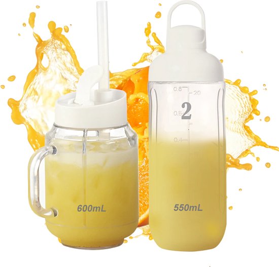Blender Smoothie To Go Elektrische Juicer Retro Set