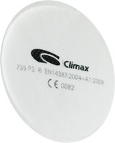 Climax P2 stoffilters voor Halfgelaatsmasker - 10 stuks - Climax 755 / 756
