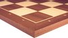 Afbeelding van het spelletje Luxe schaakbord mahonie en esdoorn 45 cm met notatie - veldmaat 50 mm - maat 5