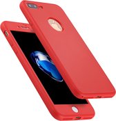 Apple iPhone 7 Plus Hoesje - Mobigear - 360 Serie - TPU Backcover - Rood - Hoesje Geschikt Voor Apple iPhone 7 Plus