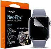 Spigen Neo Flex Folie Ultra-Clear Screenprotector Geschikt voor Apple Watch Series 5 (40 mm) 3-Pack