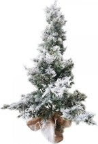 Kerstboom DKD home decor | Pvc led besneeuwd  | 20 X 20 X 80 CM |  Kerstmis