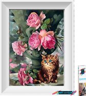 Artstudioclub®  Diamond painting volwassenen 30x40cm  bloemen