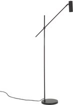Staande lamp Moderne vloerlamp zwarte leeslamp Cassandra van metaal