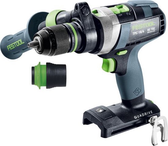 Festool TPC 18/4 I-Basic QUADRIVE Accu Klop-/Schroefboormachine 18V Basic Body in Systainer - 575604