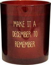 Sojakaars December to Remember, Glas Large Woodwick Winter Wood