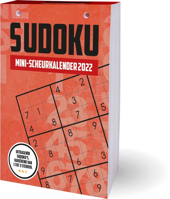 Mini scheurkalender - 2022 - Sudoku | bol.com