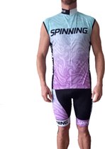 Spinning® Team - Fietsshirt - Heren - Mouwloze Jersey - Small