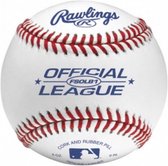 Rawlings - Honkbal - MLB - Bal FSOLB1 - Honkbal - Flat Seam - Wit/Rood - Official Size - 9 inch