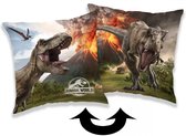 Dinosaurus - T-rex - Sierkussenhoes - Dubblezijdig - 40 x 40 cm
