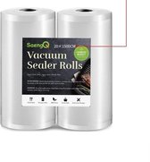 Loft Home Vacuüm voedsel zakken | Houdbaar | Voor vacumeermachine | Voedsel | 25 x 1500 cm | Voedselverspilling  | Vers