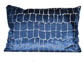 Skinsbynature luxe sierkussen sleek croc krokodillen 50 x 70 cm