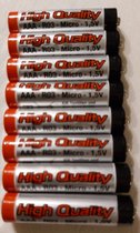 High Quality AAA Batterij 1.5 volt set van 8 stuks